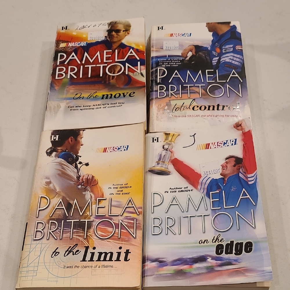 NASCAR Romance Novel Set by Pamela Britton